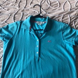 Vineyard Vines gold polo